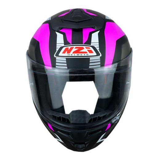 Casco Nzi Trendy Metal Negro Morado 3 - ZONABIKER LA 21 5