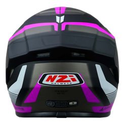 Casco Nzi Trendy Metal Negro Morado 4 - ZONABIKER LA 21 10