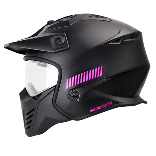 Casco Shaft 225 Pilot Solid Fucsia 1 - ZONABIKER LA 21 3