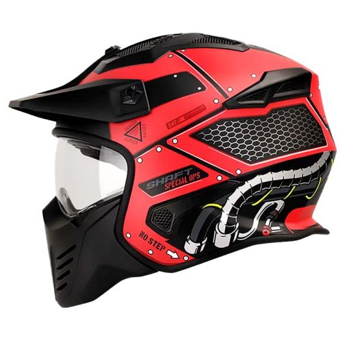 Casco Shaft 225 Pilot Undercove Rojo 1 - ZONABIKER LA 21 3
