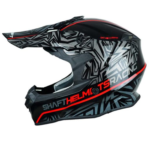 Casco Shaft Mx 30 Sense Rojo 1 - ZONABIKER LA 21 3