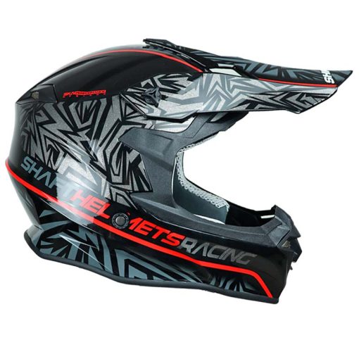 Casco Shaft Mx 30 Sense Rojo 2 - ZONABIKER LA 21 4