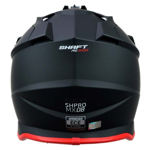 Casco Shaft Pro Mx08 Solid Rojo 4 - ZONABIKER LA 21 6