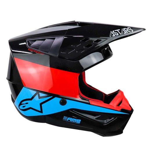 Casco Alpinestars S M5 Bond Negro Rojo Azul 2 - ZONABIKER LA 21 4