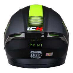 Casco Ich 3120Dv Print Amarillo Visor Silver 4 - ZONABIKER LA 21 8