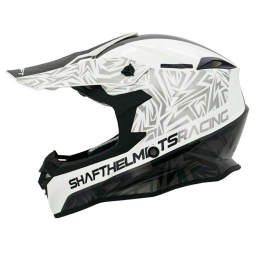 Casco Shaft Mx 30 Sense Blanco Gris 1 - ZONABIKER LA 21 3