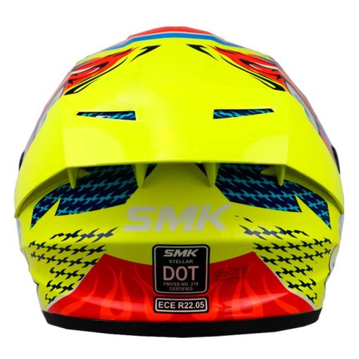Casco Smk Stellar Skull Amarillo 4 - ZONABIKER LA 21 6