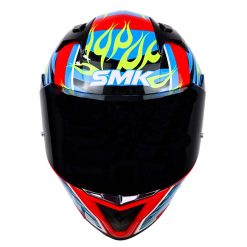 Casco Smk Stellar Skull Azul Rojo 3 - ZONABIKER LA 21 9