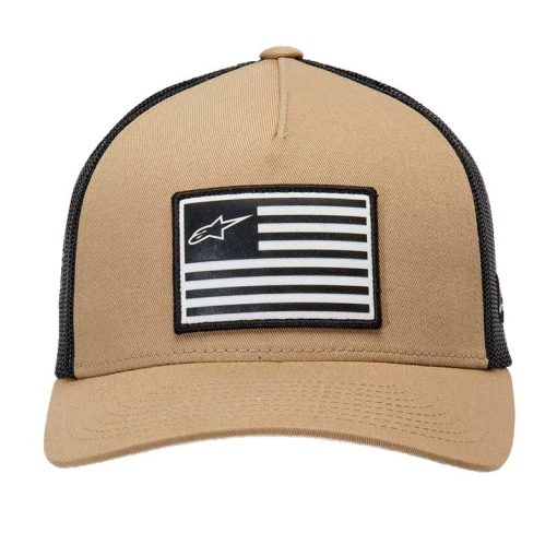 Gorra Alpinestars Flag Snapback Cafe Negro 1 - ZONABIKER LA 21 3