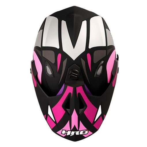 Casco Hro Mx 330Dv Net Fucsia Neon 2 - ZONABIKER LA 21 4
