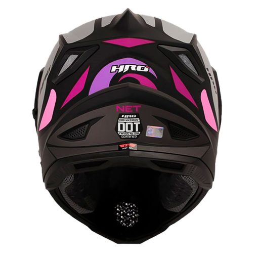 Casco Hro Mx 330Dv Net Fucsia Neon 3 - ZONABIKER LA 21 5