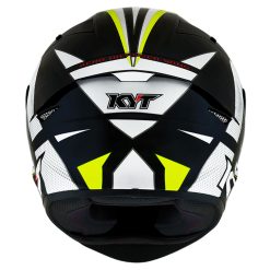 Casco Kyt Tt Course Grand Prix Blanco Amarillo 4 - ZONABIKER LA 21 9
