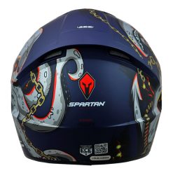 Casco Spartan Stinger Kraken Azul Gris 4 - ZONABIKER LA 21 10