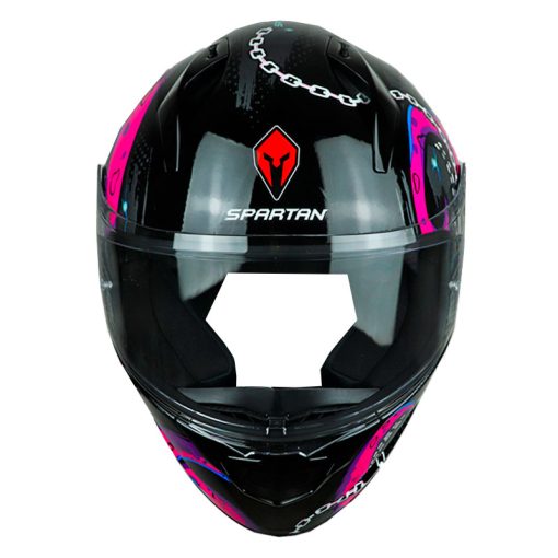 Casco Spartan Stinger Kraken Negro Fucsia 3 - ZONABIKER LA 21 5
