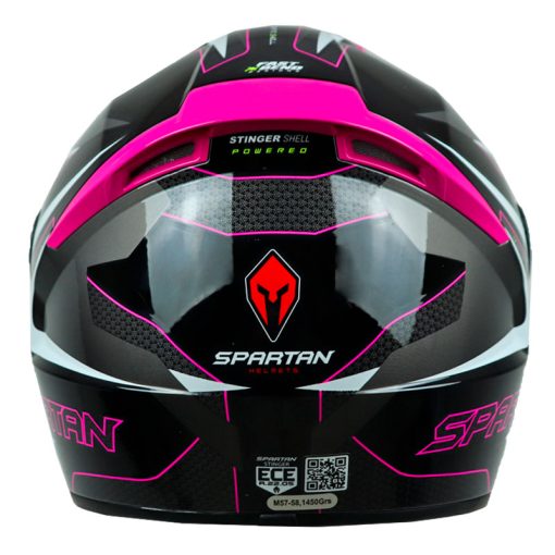 Casco Spartan Stinger Powered Rosado 4 - ZONABIKER LA 21 6
