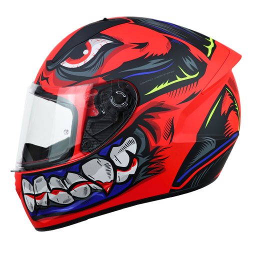 Casco Spartan Stinger Vladprint Rojo 1 - ZONABIKER LA 21 3