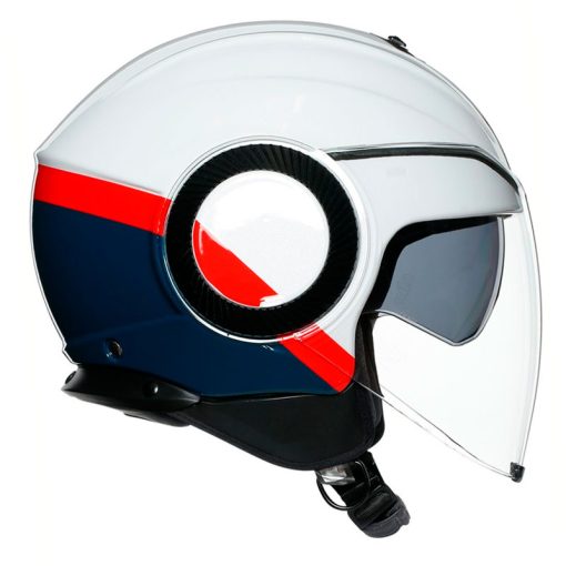 Casco Agv Orbyt Multi Block Blanco Azul Rojo 2 - ZONABIKER LA 21 4