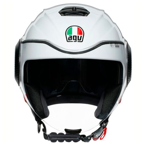 Casco Agv Orbyt Multi Block Blanco Azul Rojo 3 - ZONABIKER LA 21 5