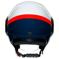Casco Agv Orbyt Multi Block Blanco Azul Rojo 4 - ZONABIKER LA 21 10