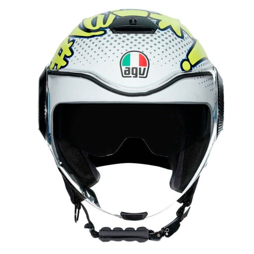 Casco Agv Orbyt Multi Vibes Gris Amarillo 2 - ZONABIKER LA 21 5