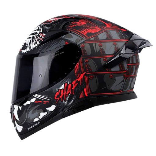 Casco Shaft Pro 612Dv X Tiger Gris Visor Smoke 4 - ZONABIKER LA 21 3