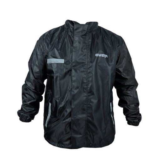 Chaqueta Over Doble Faz Impermeable Negra 1 - ZONABIKER LA 21 4