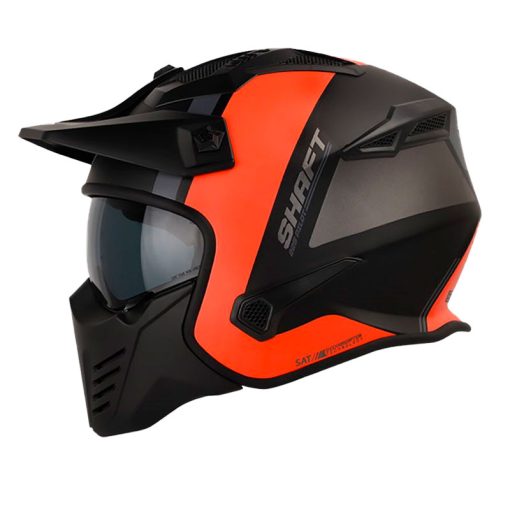 Casco Shaft 225 Pilot Shot Naranja Visor Smoke 1 - ZONABIKER LA 21 3