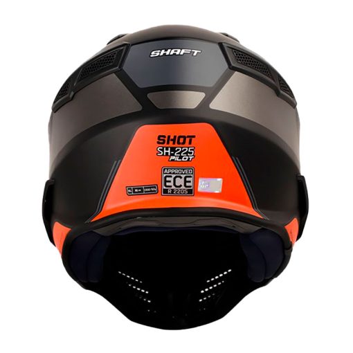 Casco Shaft 225 Pilot Shot Naranja Visor Smoke 3 1 - ZONABIKER LA 21 5