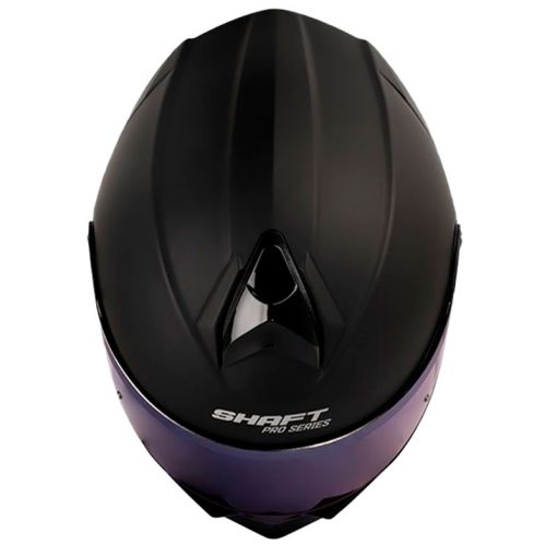 Casco Shaft Pro 4000Dv Solid Negro Visor Iridium Azul 2 - ZONABIKER LA 21 4