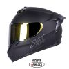 Casco Shaft Pro 610Evo Solid Negro Visor Iridium Dorado 1 - ZONABIKER LA 21 2