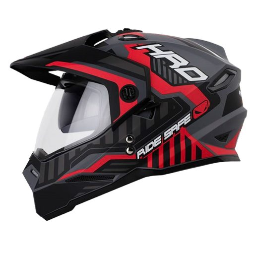 Casco Hro Mx 330Dv Reben Gris Rojo 3 - ZONABIKER LA 21 3