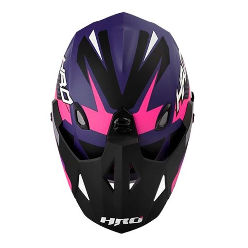 Casco Hro Mx 330Dv Reben Morado Fucsia 2 - ZONABIKER LA 21 4