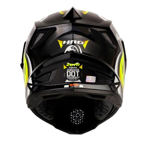 Casco Hro Mx 330Dv Zeta Negro Amarillo 3 - ZONABIKER LA 21 5