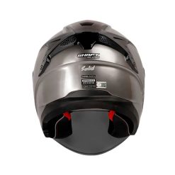 Casco Shaft Pro 240Dv Solid Silver Gris Visor Silver 3 - ZONABIKER LA 21 6
