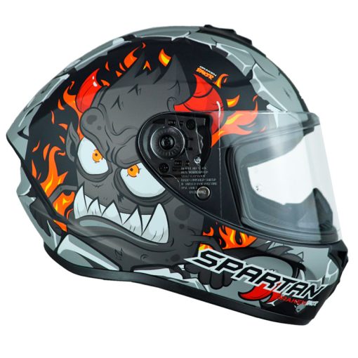 Casco Spartan Draken Baker Negro 2 - ZONABIKER LA 21 4