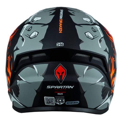 Casco Spartan Draken Baker Negro 4 - ZONABIKER LA 21 6