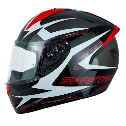 Casco Spartan Stinger Power Rojo Negro 1 - ZONABIKER LA 21 3