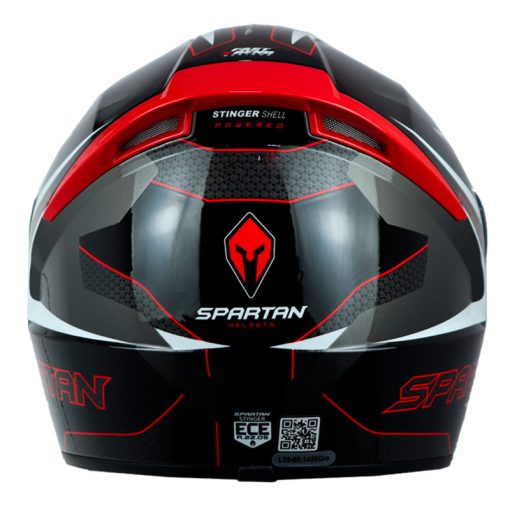 Casco Spartan Stinger Power Rojo Negro 4 1 - ZONABIKER LA 21 6
