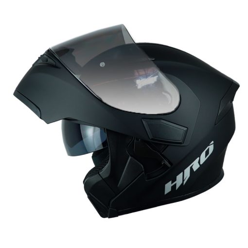 Casco Hro 3400Dv Solid Negro Silver Visor Iridium Silver 1 - ZONABIKER LA 21 3