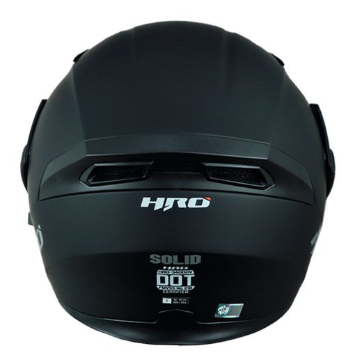 Casco Hro 3400Dv Solid Negro Silver Visor Iridium Silver 4 - ZONABIKER LA 21 5