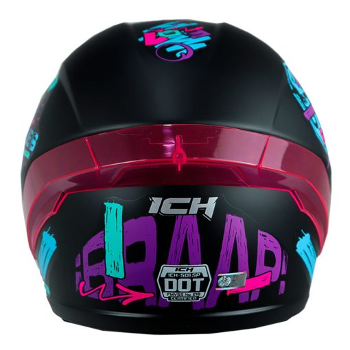 Casco Ich 501 Braap Fucsia Visor Smoke 3 - ZONABIKER LA 21 5