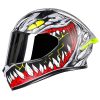 Casco Ich 503Ed Special Alligator Gris Rojo Visor Silver 1 - ZONABIKER LA 21 1