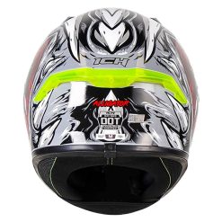 Casco Ich 503Ed Special Alligator Gris Rojo Visor Silver 3 - ZONABIKER LA 21 8