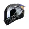 Casco Shaft 560 Evo Rick and Morty Camaleon Blanco Visor Iridium Azul 1 - ZONABIKER LA 21 1