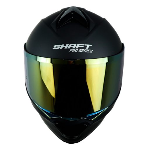 Casco Shaft Pro 4000Dv Solid Negro Visor Dorado 2 - ZONABIKER LA 21 4