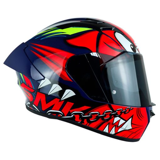 Casco Smk Stellar Monster Azul Rojo 2 - ZONABIKER LA 21 4