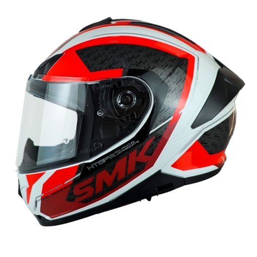 Casco Smk Typhoon Rd1 Blanco Rojo 1 - ZONABIKER LA 21 3
