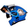 Casco Hro 3420Dv Bot Azul Naranja 1 - ZONABIKER LA 21 1