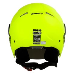 Casco Shaft 212 Solid Amarillo Negro Visor Iridium Silver 3 - ZONABIKER LA 21 8