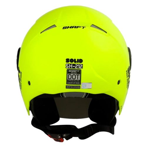Casco Shaft 212 Solid Amarillo Negro Visor Iridium Silver 3 - ZONABIKER LA 21 5